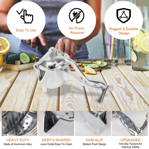 Aluminum Manual Press Juicer🍹