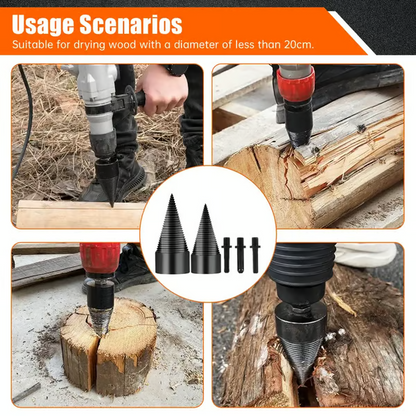 🔥 Hot Summer Sale 69% OFF🔥WOOD LOG SPLITTER FIREWOOD DRILL BIT