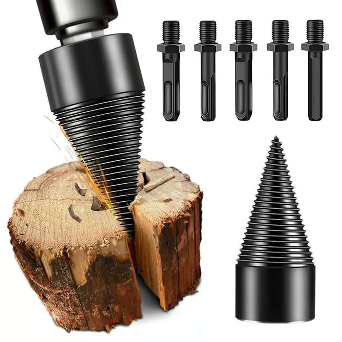🔥 Hot Summer Sale 69% OFF🔥WOOD LOG SPLITTER FIREWOOD DRILL BIT
