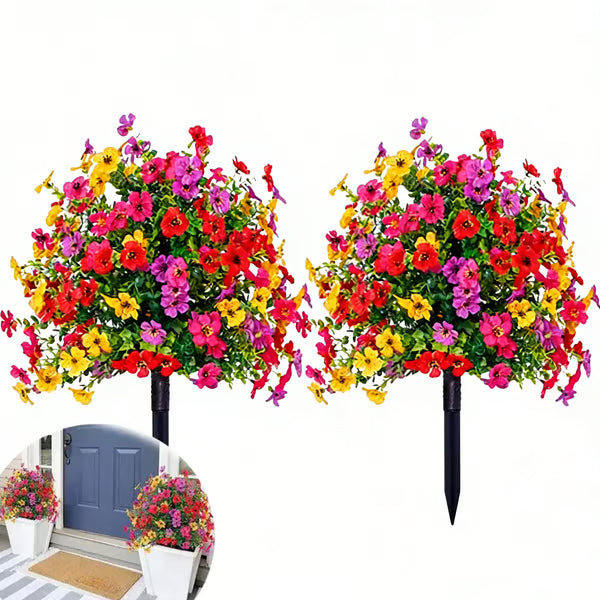 Artificial Flowers for Outdoor Indoor Garden Home Decoration